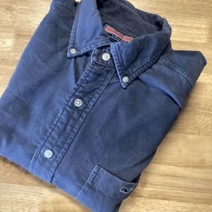 EUC Mens Vineyard Vines Long Sleeved Tucker‎ Corduroy Button Down-Large